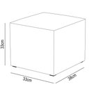 Ver imagem 5 de Poltrona de Amamentação Pés Madeira e Puff Letícia Sintético Branco - Phoenix Phoenix Baby