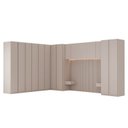 Ver imagem 2 de Guarda Roupa Planejado 15 Portas 2 Mesas de Cabeceira Samambaia CabeCasa MadeiraOriginals Offwhite