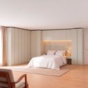 Ver imagem 1 de Guarda Roupa Planejado 15 Portas 2 Mesas de Cabeceira Samambaia CabeCasa MadeiraOriginals Offwhite