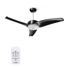Ventilador de Teto Latina Vt673 Preto 3 Pás com Controle Remoto - 127V - 1 Ventilador de Teto Latina Vt673 Preto 3 Pás com Controle Remoto - 127V - 1