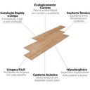 Ver imagem 4 de Kit com 11m² Piso Vinílico em Régua 17,78cm X 2mm X 1,21m Sofisticato Ruffino