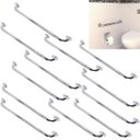 Ver imagem 1 de Alça Apoio 70cm Suporte Barra Anti Queda Kit 12 Uni Cadeirante Deficiente Idoso Gestante Deficiente 