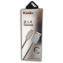 Ver imagem 3 de Cabo Carregador Usb C Tipo C Metal Super Reforçado 2.1a Type C - Kingo