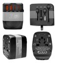 Ver imagem 1 de Adaptador Universal com 2 Usb e 2 Usb-c