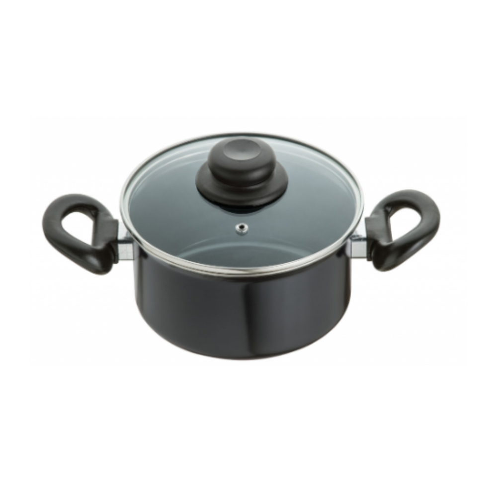 Jogo Panelas 9 Peças Preto Indução Cooktop Elétrico À Gás - 5