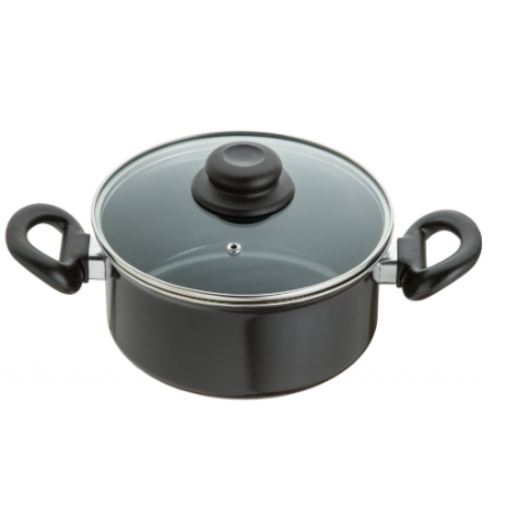 Jogo Panelas 9 Peças Preto Indução Cooktop Elétrico À Gás - 4