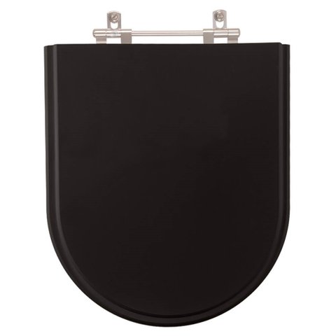 Assento Sanitário Luna Preto para vaso Icasa
