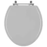 Assento Sanitário Izy Cinza para vaso Deca - 1
