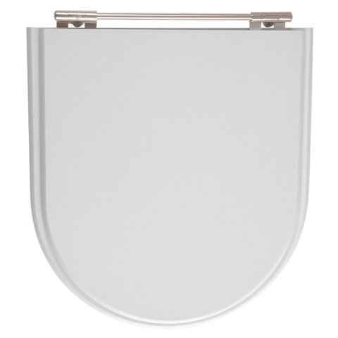 Assento Sanitário Poliester Calypso Cinza Platina para vaso Incepa