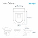 Ver imagem 3 de Assento Sanitário Laqueado Calypso Branco para vaso Incepa