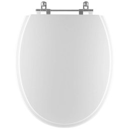 Assento Sanitário Laqueado Spot Branco para vaso Deca - 1