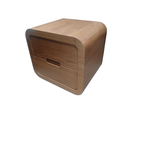 Mesa de Cabeceira Redonda Catarina Freijó Madeira Maciça