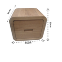 Ver imagem 4 de Mesa de Cabeceira Catarina Freijó Laminado Alto Padrão