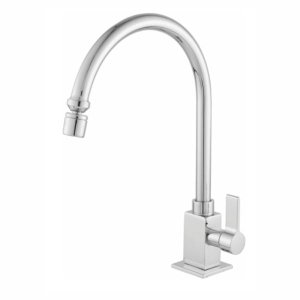 Torneira Banheiro Cozinha Quadrada Mesa Quadri Premium Oliveira C-70