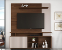 Ver imagem 1 de Home Serrano para TV até 65 " JCM Movelaria - Avelã/Off