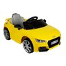 Carro Elétrico Infantil Audi Tt com Controle Belfix Audi Tt Rs Amarelo - 1