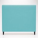 Ver mais imagens de Cabeceira Estofada para Cama Box Casal 140 cm Florem Suede Azul Turquesa