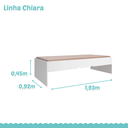 Ver imagem 7 de Jogo de Quarto Infantil e Juvenil Chiara Branco/carvalho