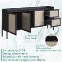 Ver imagem 2 de Conjunto Aparador e Buffet Palhinha 27936x27935 Linha Oslo Nero Artesano