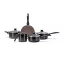 Ver imagem 1 de Jogo De Panelas Antiaderente 5 Peças Ceramic Preto