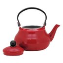 Ver imagem 2 de Conjunto Esmaltado Chaleira Vermelho 1500ml 6 Mini Canecas