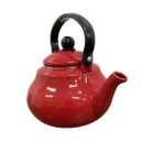 Ver imagem 4 de Conjunto Esmaltado Chaleira Vermelho 1500ml 6 Mini Canecas