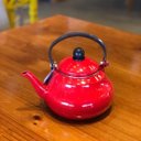 Ver imagem 6 de Conjunto Esmaltado Chaleira Vermelho 1500ml 6 Mini Canecas