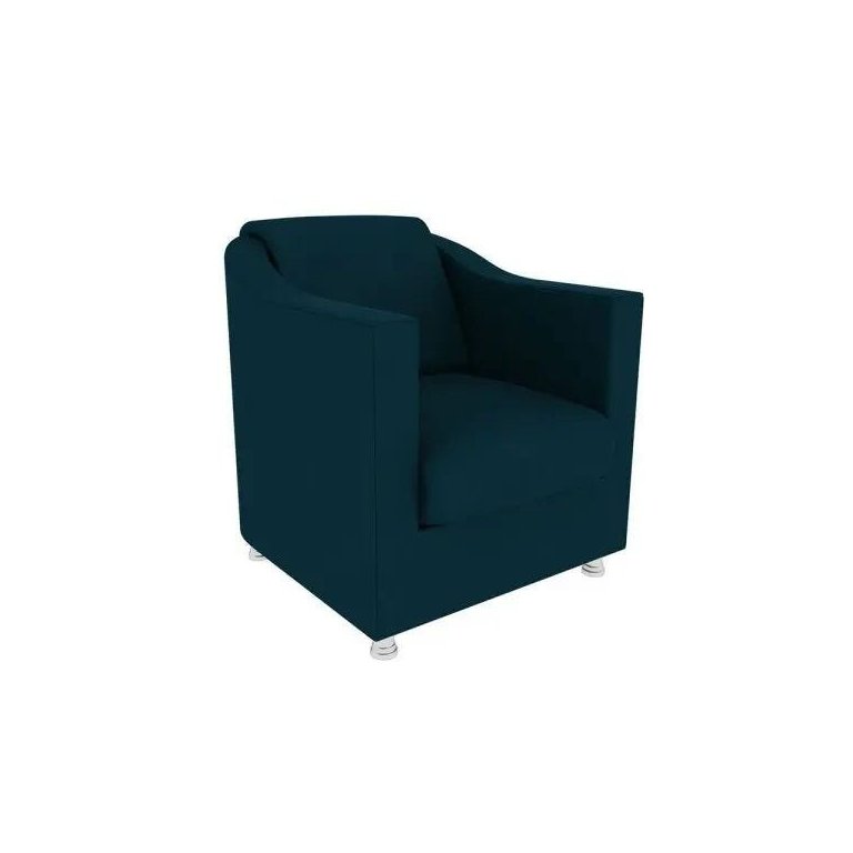 Poltrona Decorativa Suede