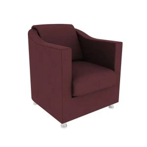 Poltrona Decorativa Suede
