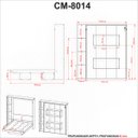 Ver imagem 5 de Cama De Casal Articulável Multifuncional Vertical com Nichos: Amêndoa