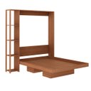 Ver mais imagens de Cama De Casal Articulável Multifuncional Vertical com Nichos: Amêndoa