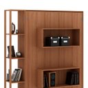 Ver imagem 7 de Cama De Casal Articulável Multifuncional Vertical com Nichos: Amêndoa