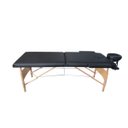 Ver imagem 1 de Maca Massagem de Madeira Dobravel Portátil Respiro 70cm Largura Preto