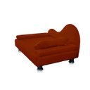 Ver imagem 5 de Mini Sofá Cama Divã Pet Cães e Gatos Orgânico Confortável e Reforçado Suede