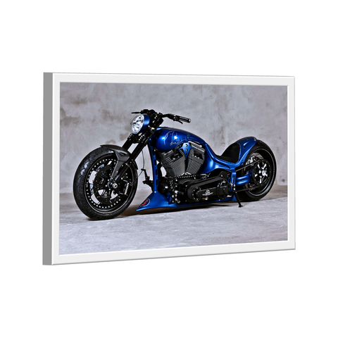 Quadro Harley Davidson Blue -- BR ARTES
