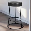 Ver imagem 2 de Banqueta Roma 70cm Couríssimo Preto - Salaone