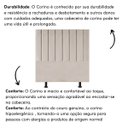 Ver imagem 5 de Cabeceira Estofada de Cama Casal Box 140 Cm Catarina Corino e Frame:bege