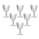 Ver imagem 1 de Conjunto 6 Taças Vinho de Vidro Diamond 210 ml - Transparente