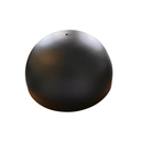 Ver imagem 4 de Pendente Meia Bola Cúpula Preto Com Cobre Luminária Lustre