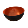 Pendente Meia Bola Cúpula Preto Com Cobre Luminária Lustre - 3