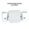Cabeceira Queen Curva Luxo 160x60 Courino Off White - Tachas Fumê - 7