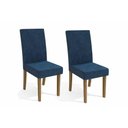 Ver imagem 3 de Kit 2 Cadeiras de Cozinha 2cad131 2 Un Canela/suede Preto - Kappesberg