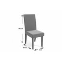 Ver imagem 2 de Kit 2 Cadeiras de Cozinha 2cad131 2 Un Canela/suede Preto - Kappesberg