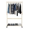 Kit De Closet Aberto Pendurar Roupas Versatil Nico Decore Arara Cabideiro + Arara Com Prateleira - 4