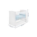 Ver imagem 3 de Berço Mini Cama Amore Branco - Qmovi