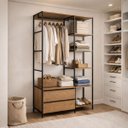 Ver imagem 1 de Closet Guarda Roupas Aberto Estilo Industrial Armário