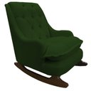 Ver imagem 2 de Kit Amamentação com Balanço Suede Verde - Dominic Decor Lille
