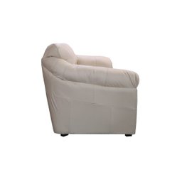 Conjunto de Sofá de Couro Floyde 3 e 2 Lugares - Manteiga - 6