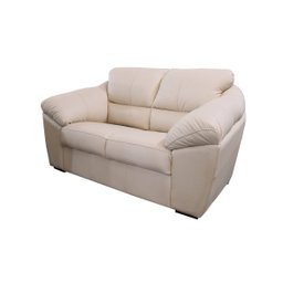 Conjunto de Sofá de Couro Floyde 3 e 2 Lugares - Manteiga - 3