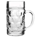 Ver imagem 1 de Caneca Cerveja Chopp Em Vidro 1 Litro Estilo Alemã Gigante